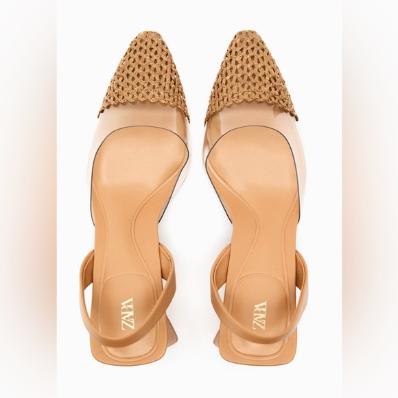 ZARA BLOCK HEEL VINYL TOE SLINGBACKS
MULTI-COLOR - Picture 4 of 7